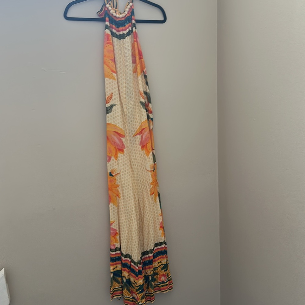 NWT Floral Halter Jumpsuit - Picture 9 of 10